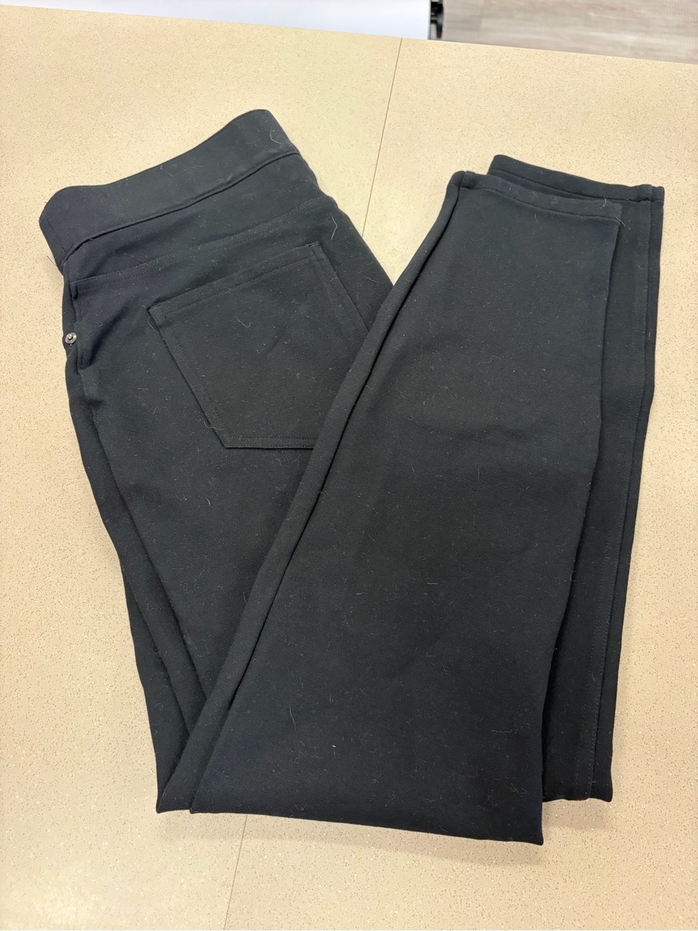 Black Spanx stretch pants size Medium